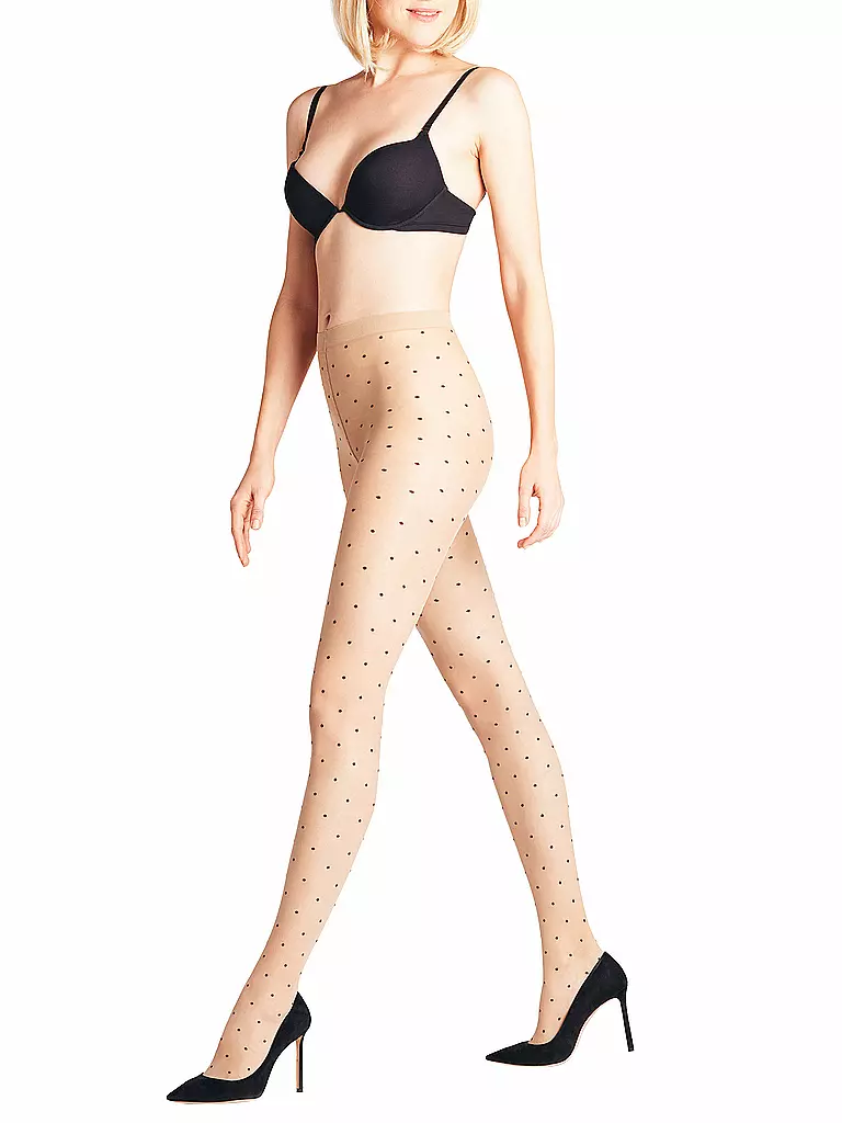 FALKE Modestrumpfhose 15 Dot Powder beige