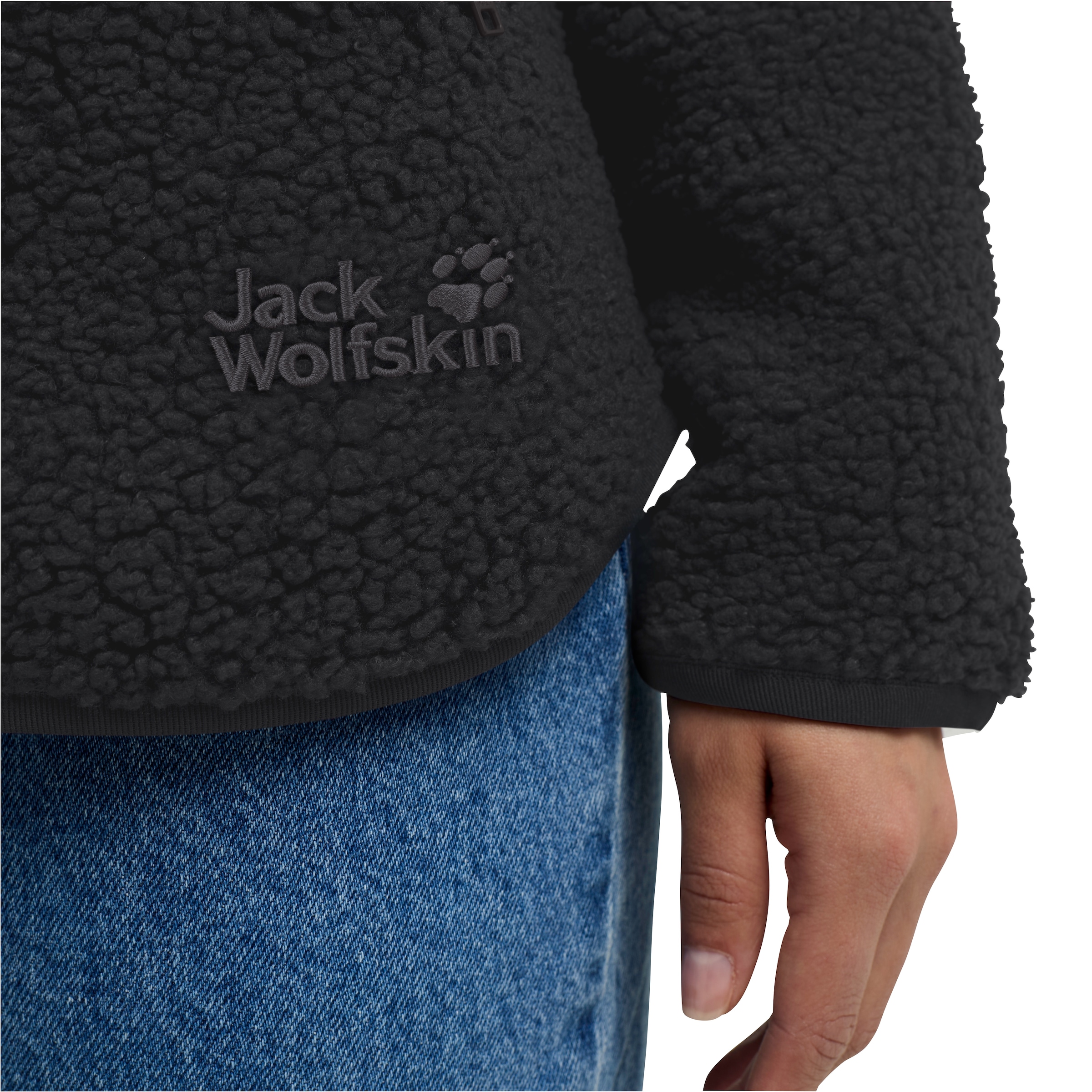 Jack Wolfskin Fleecejacke »HIGH CURL JKT W« Wärmend, windabweisend, Übergangsjacke