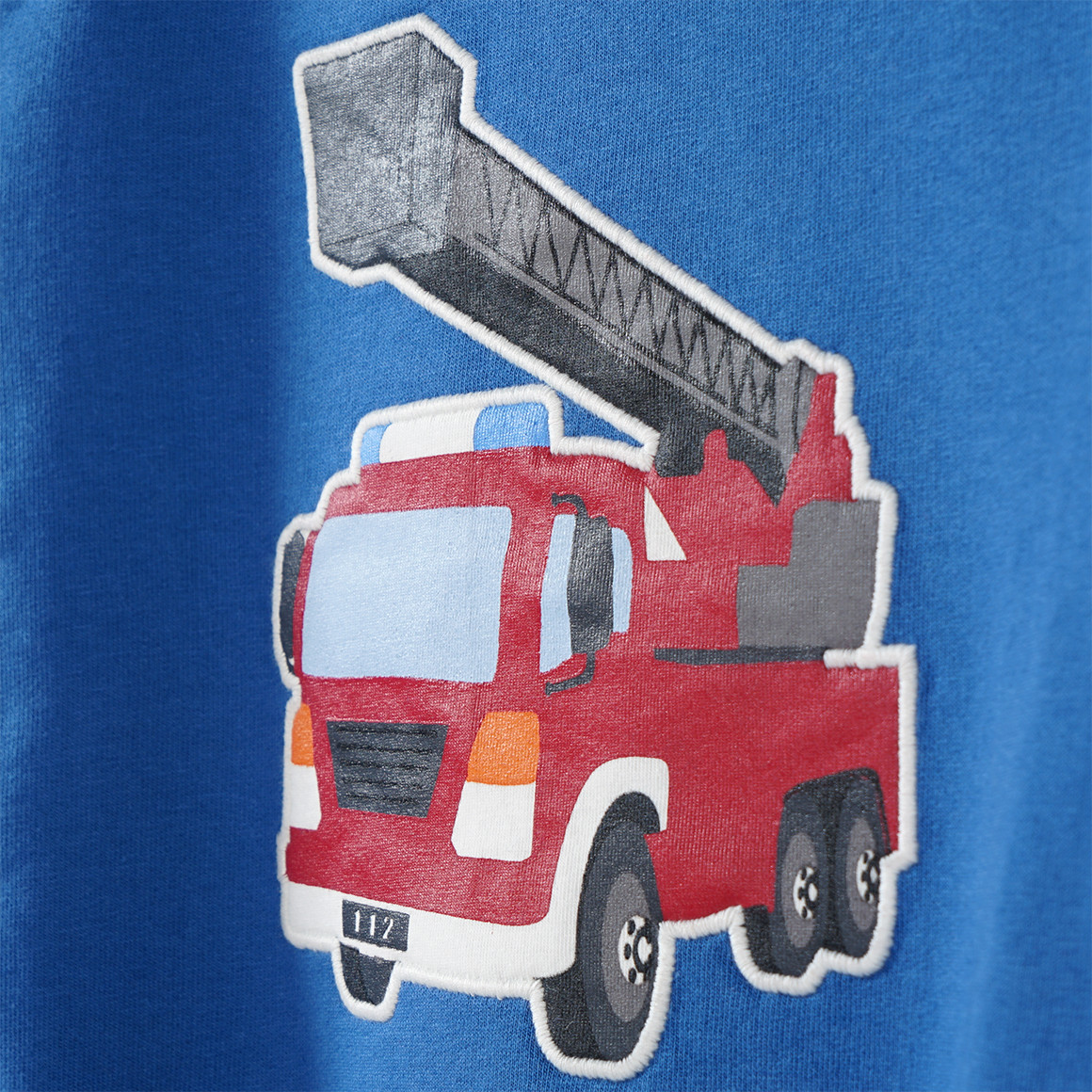 Topolino Jungen Sweatshirt mit Feuerwehr-Applikation blau