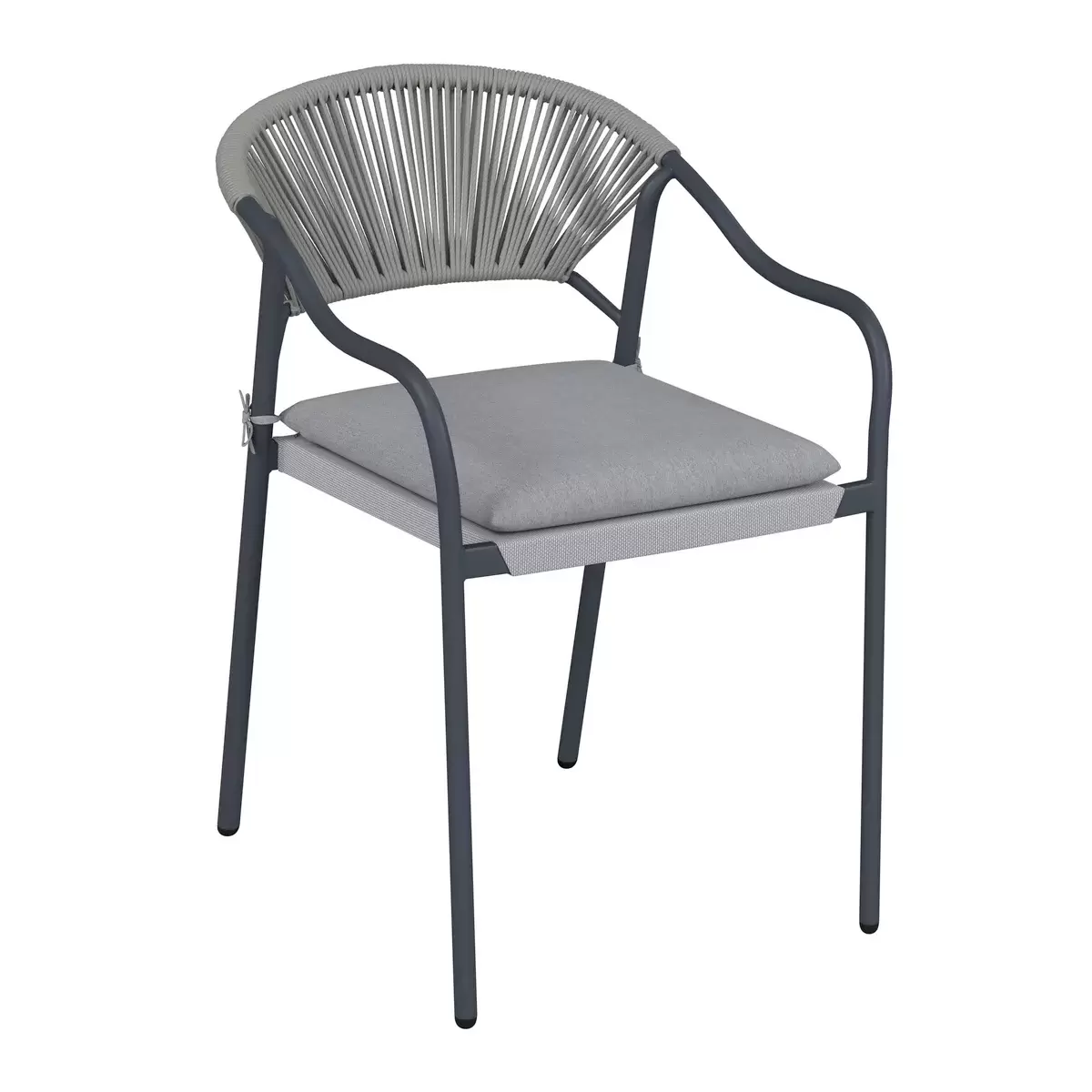 Gartenstuhl Lily Grau