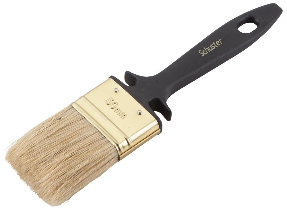Schuster Pensel flad 50 mm - lys