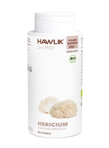 HAWLIK Hericium Pulverkapseln, 250 Stück