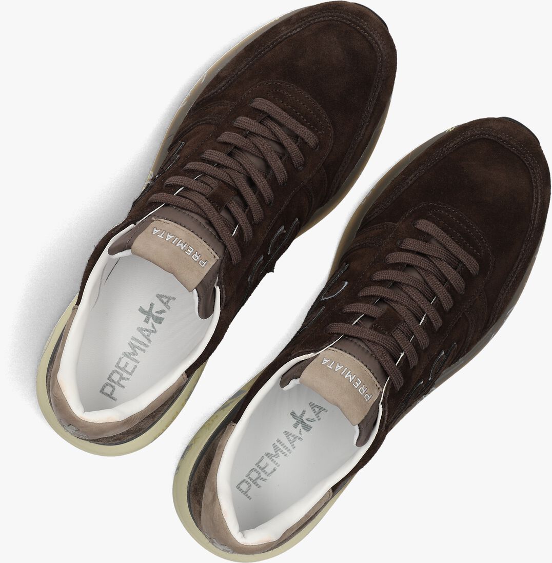 bruine premiata lage sneakers mick