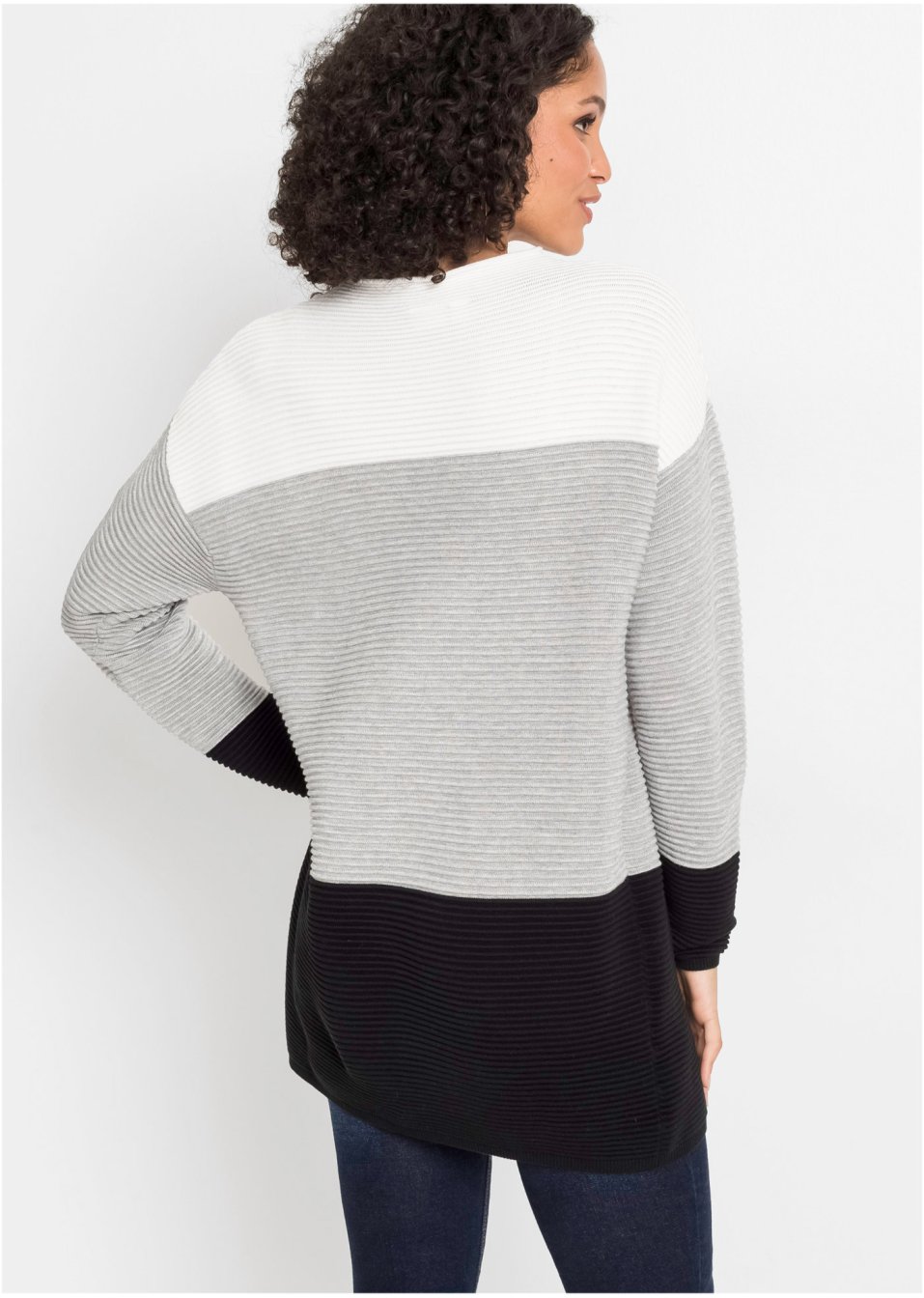 Pull long à rayures