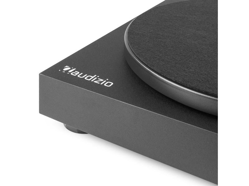 Audizio Plattenspieler RP340 Schwarz HiFi-Plattenspieler mit Riemenantrieb