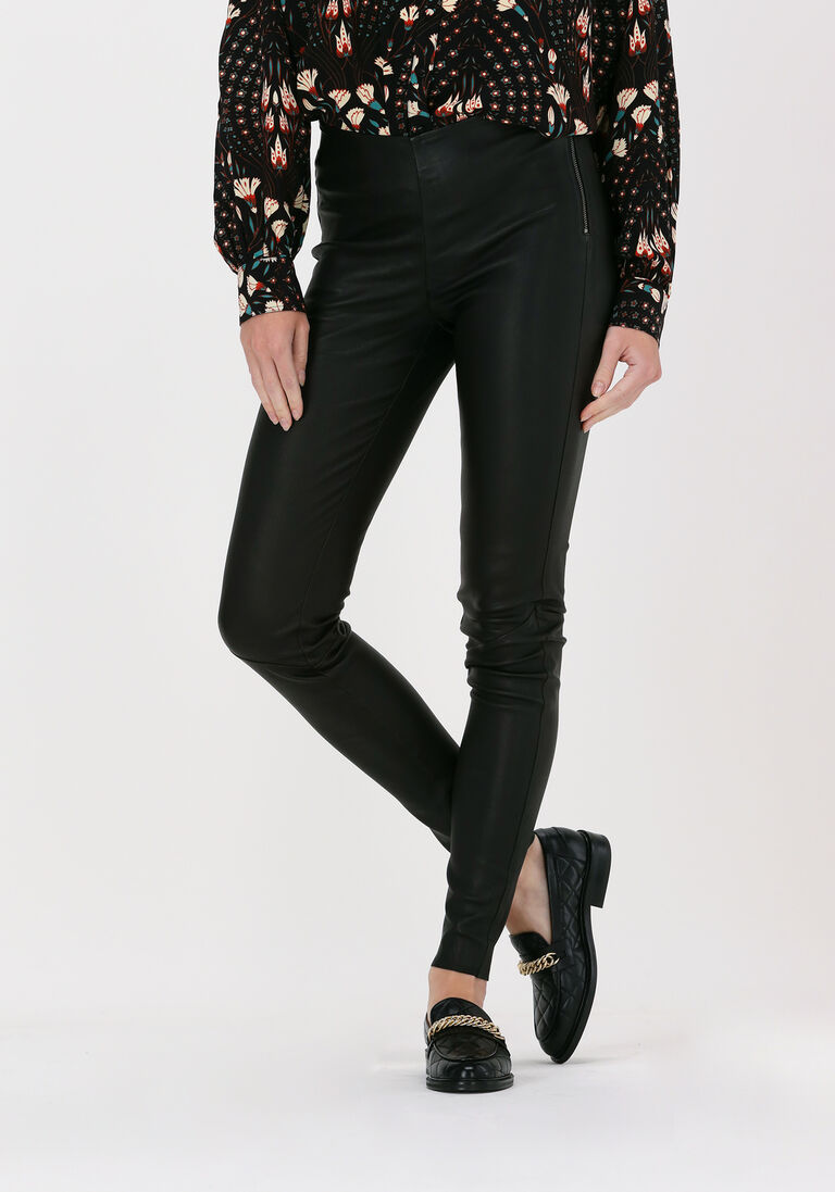Y.A.S. zwarte y.a.s. legging yaszeba stretch leather legging