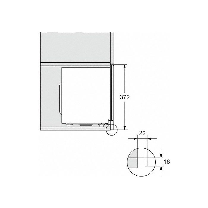 Miele Einbau-Mikrowelle M 2224 SC Obsidianschwarz