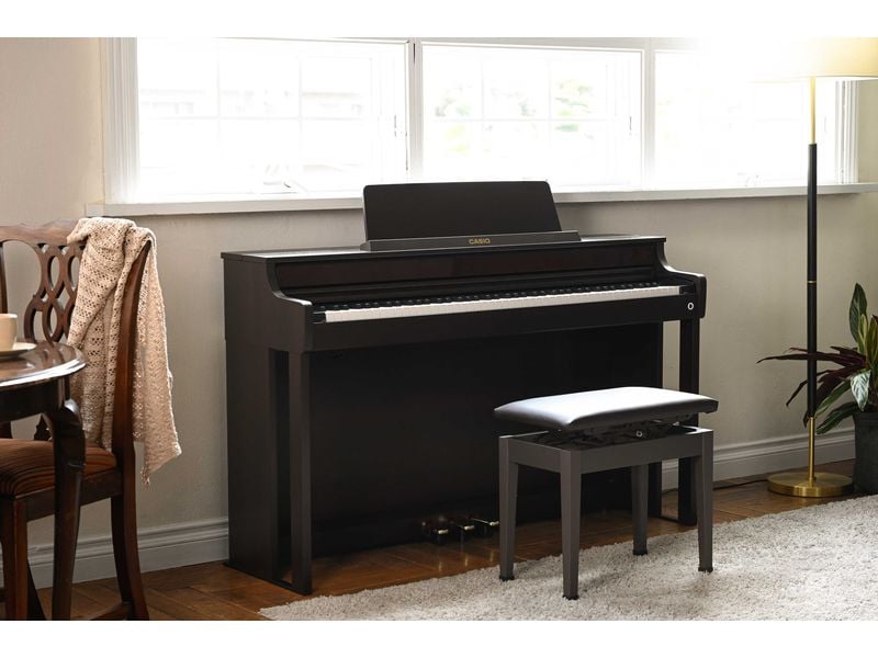 Casio E-Piano CELVIANO AP-550 Braun E-Piano mit Hammer Action Keyboard