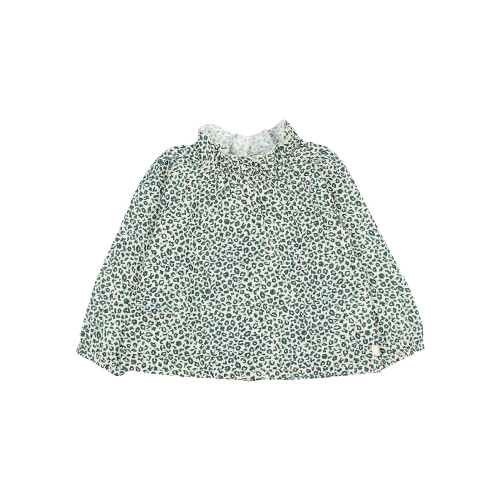 Baby Bluse Speckle Alpine Green
