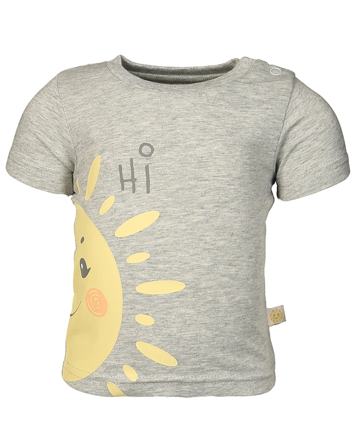 T-Shirt LITTLE SUNSHINE in grau meliert