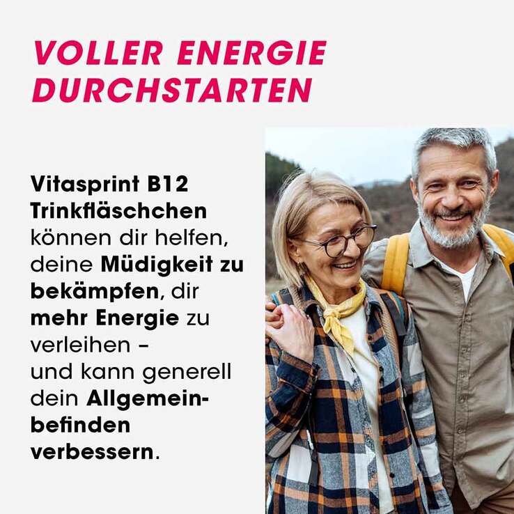 vitasprint B12 Trinkfläschchen mit Vitamin B12 für mehr Energie, 30 St