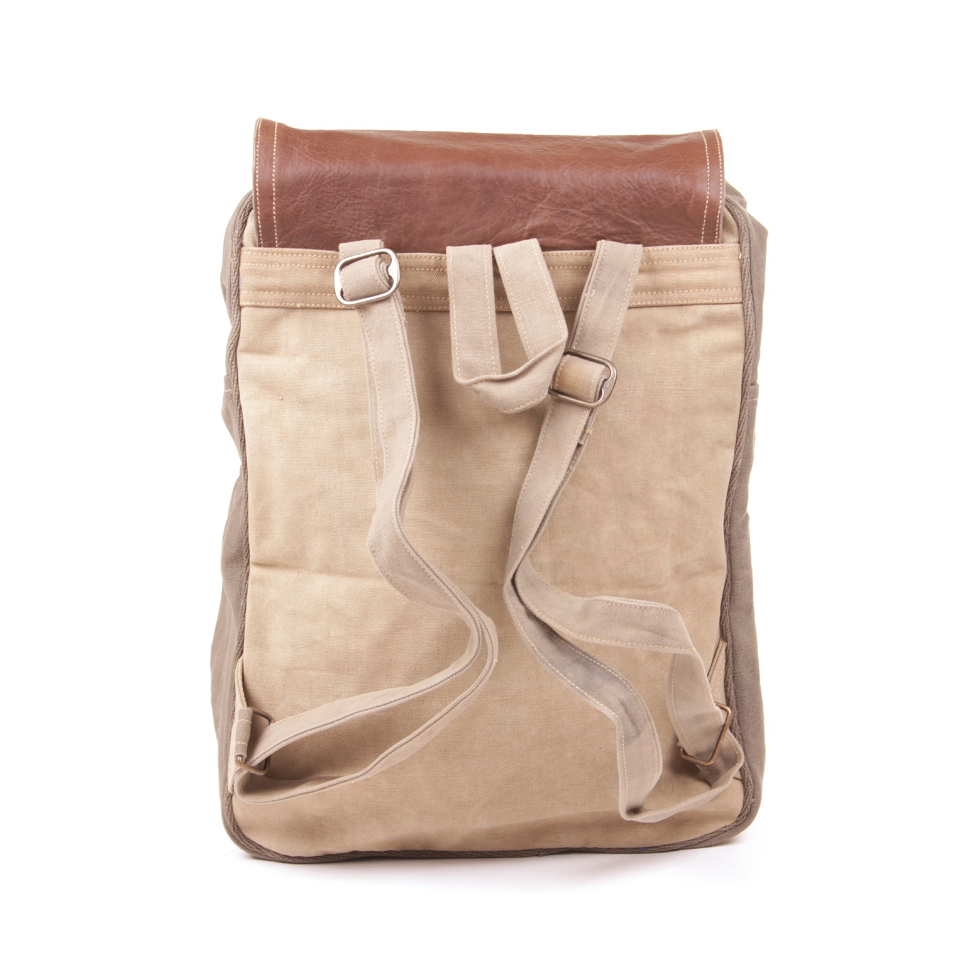 Rucksack 'Franklin', beige, braun, B 34 cm, H 45 cm günstig bestellen