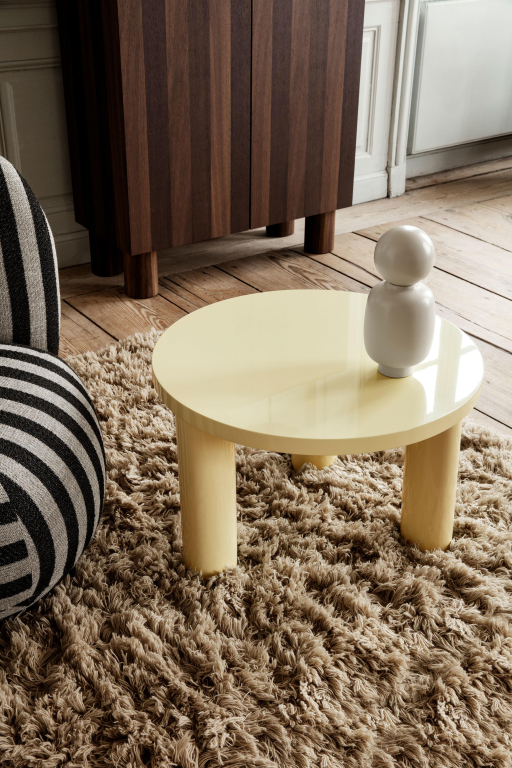 Ferm Living Post salontafel small high gloss 65 cashmere