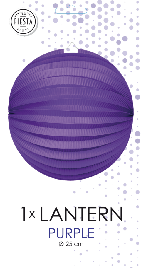 Lampion Paars 25cm