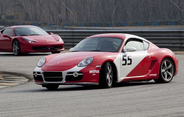 Porsche fahren in Pavia als Geschenkidee