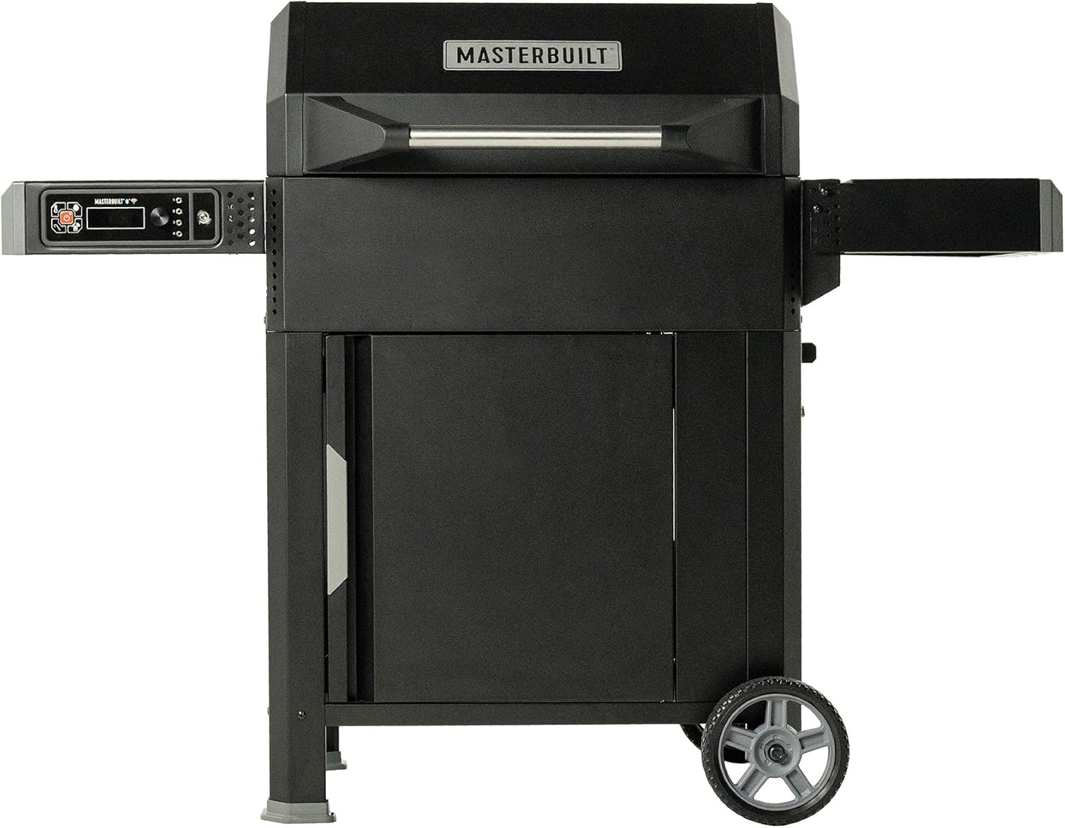 Meisterbuilt AutoIgnite 545 Digitaler Holzkohlegrill und Räucherofen mit digitaler Steuerung, App-Konnektivität, Anbratplatte, Mini-Trichter und 545 Koch-Quadratzoll in Schwarz, MoMB20042724