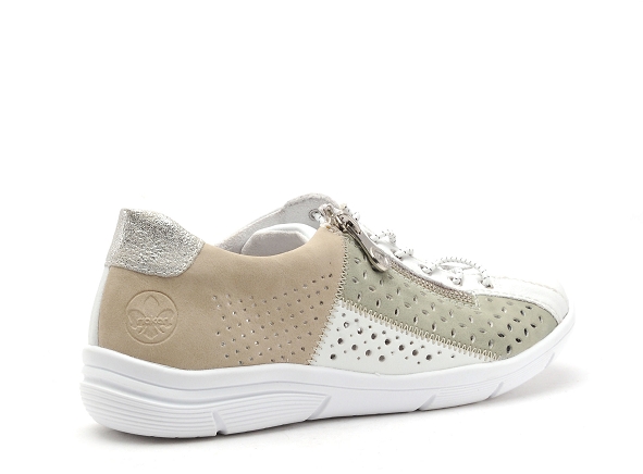 Rieker basses femme l7465 blanc