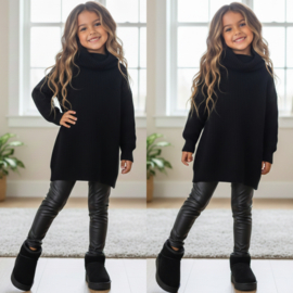 Col dress - Black