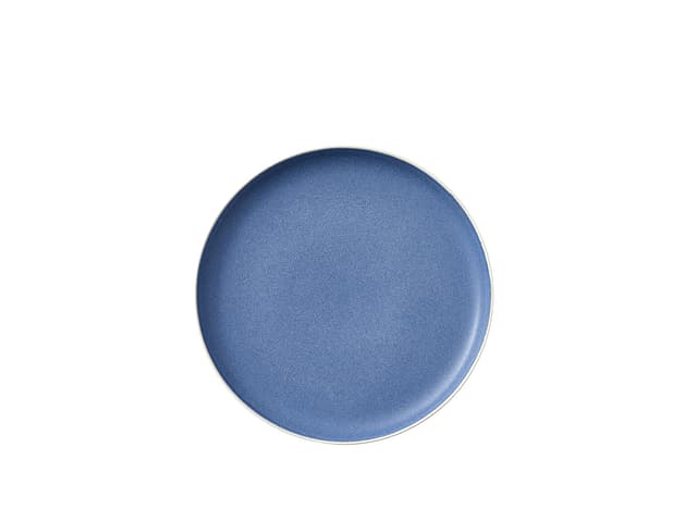 Studio Round Frokosttallerken Matte white/Matte river