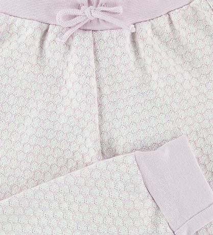 Joha Hosen - Strick - Rosa/Elfenbein m. Muster