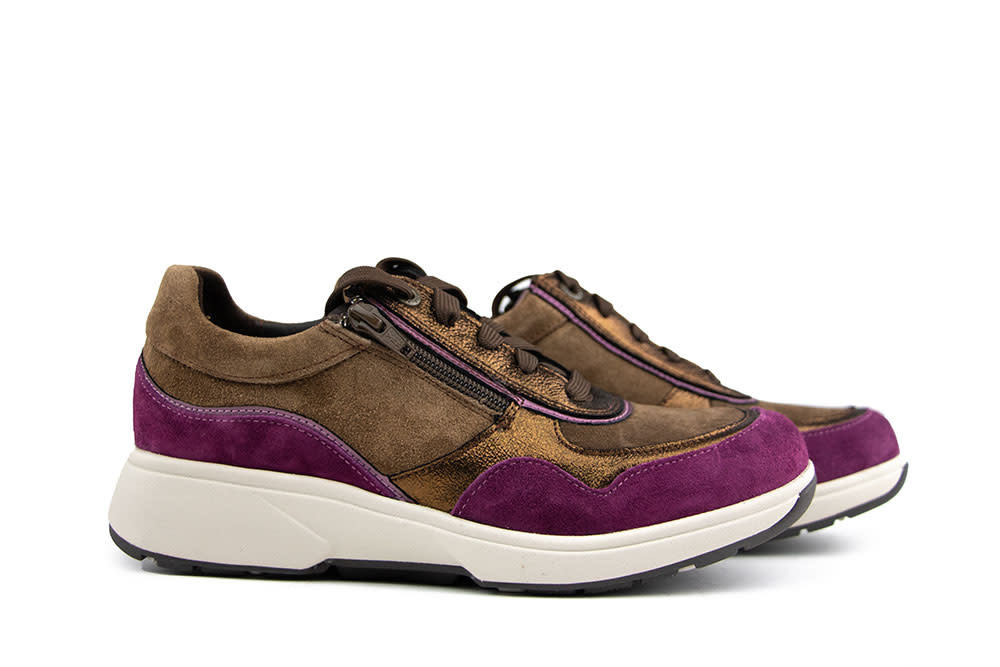 Xsensible Sneakers Stretchwalker Lima Brown Combi