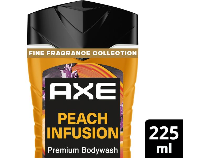Axe Duschgel Premium Peach Infusion 225 ml Pflegedusche mit fruchtigem Duft nach Pfirsich
