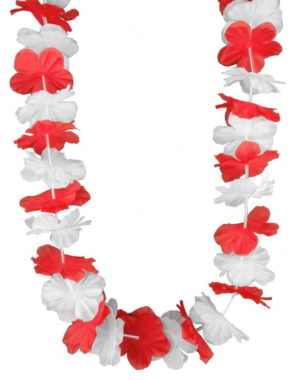 Hawaii-krans i Danmark-tema. Size-Standard