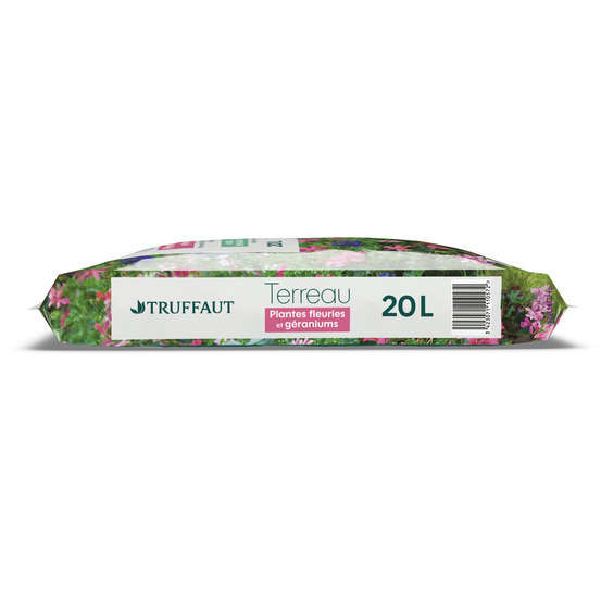 Terreau pour plantes fleuries et géraniums - sac de 20 litres
