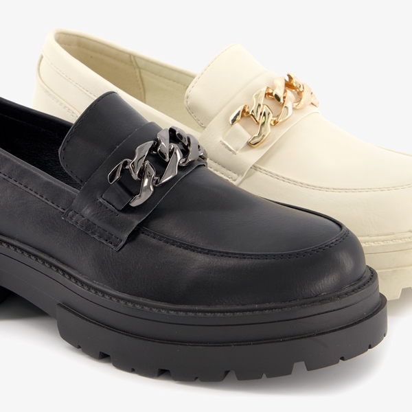 Nova dames loafers met plateauzool