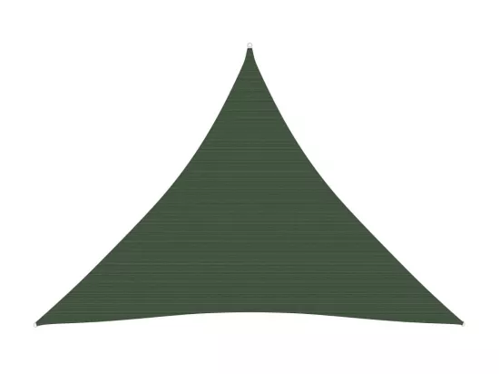 Voile d'ombrage 160 g-m² Vert foncé 3x3x3 m PEHD