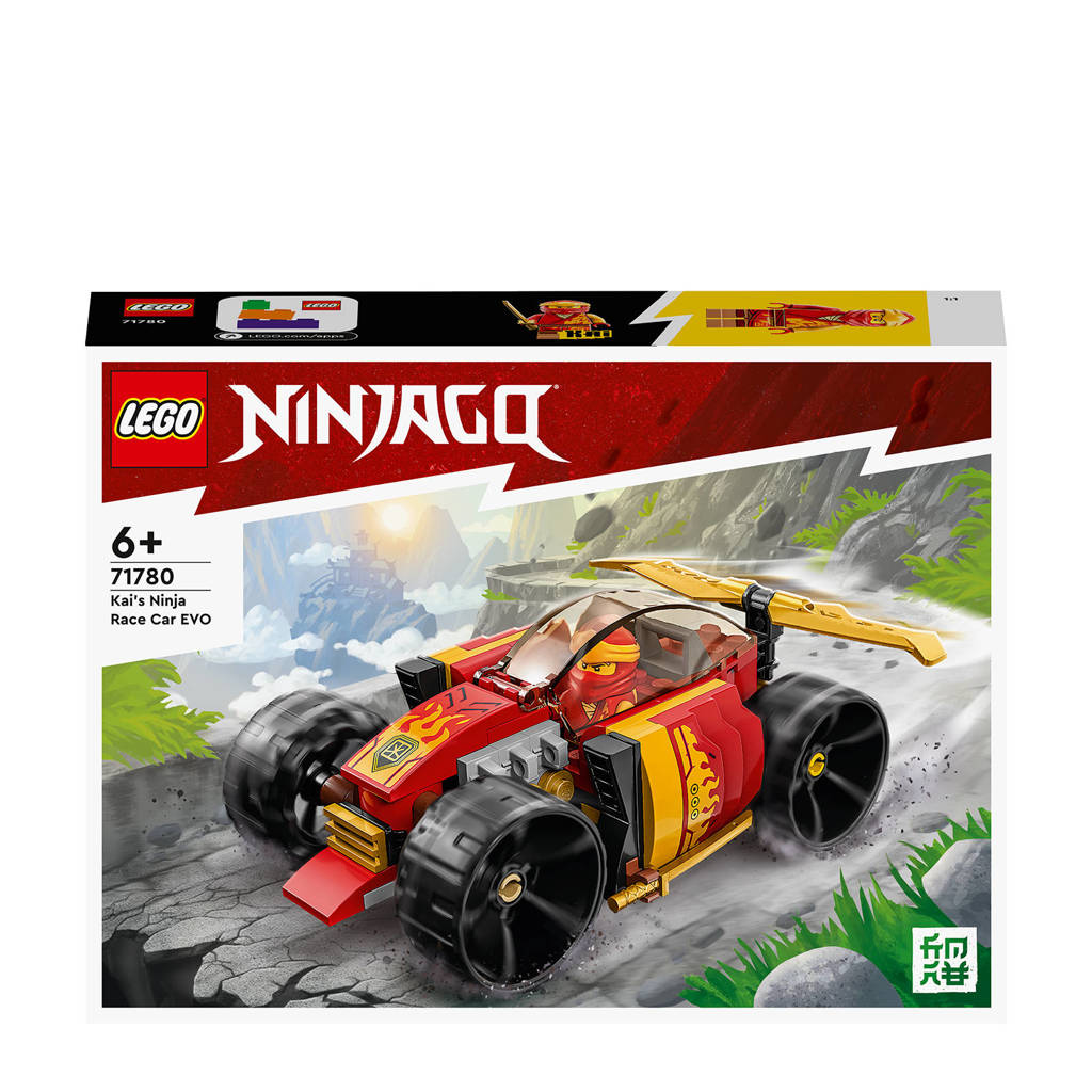 Kai's Ninja racewagen EVO, Auto Speelgoed met Kai Poppetje 71780