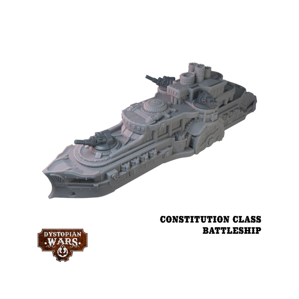 Dystopian Wars: Constitution Battlefleet Set