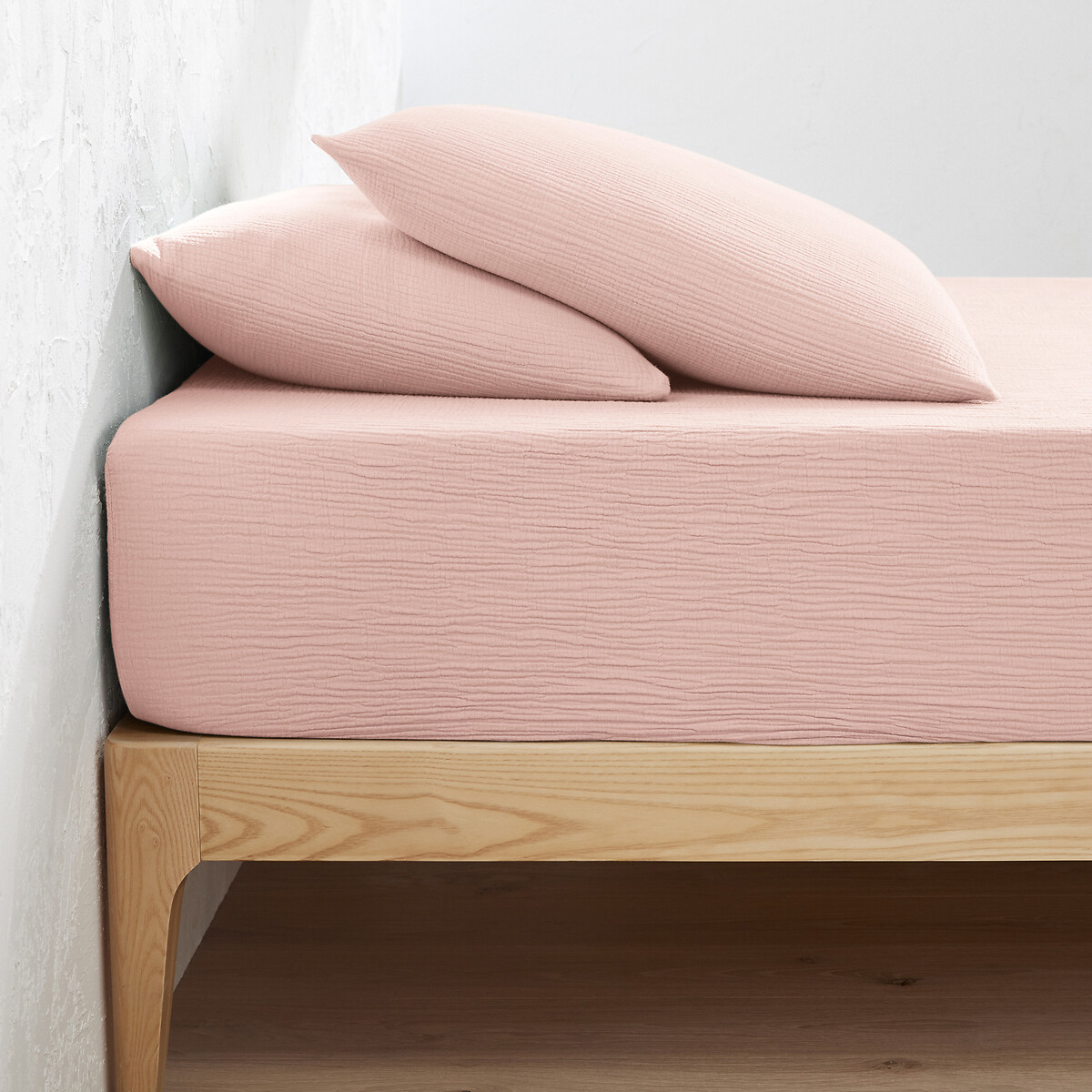 LA REDOUTE INTERIEURS<br>Lençol de baixo liso em tetra, dobrável 30cm, Kumla