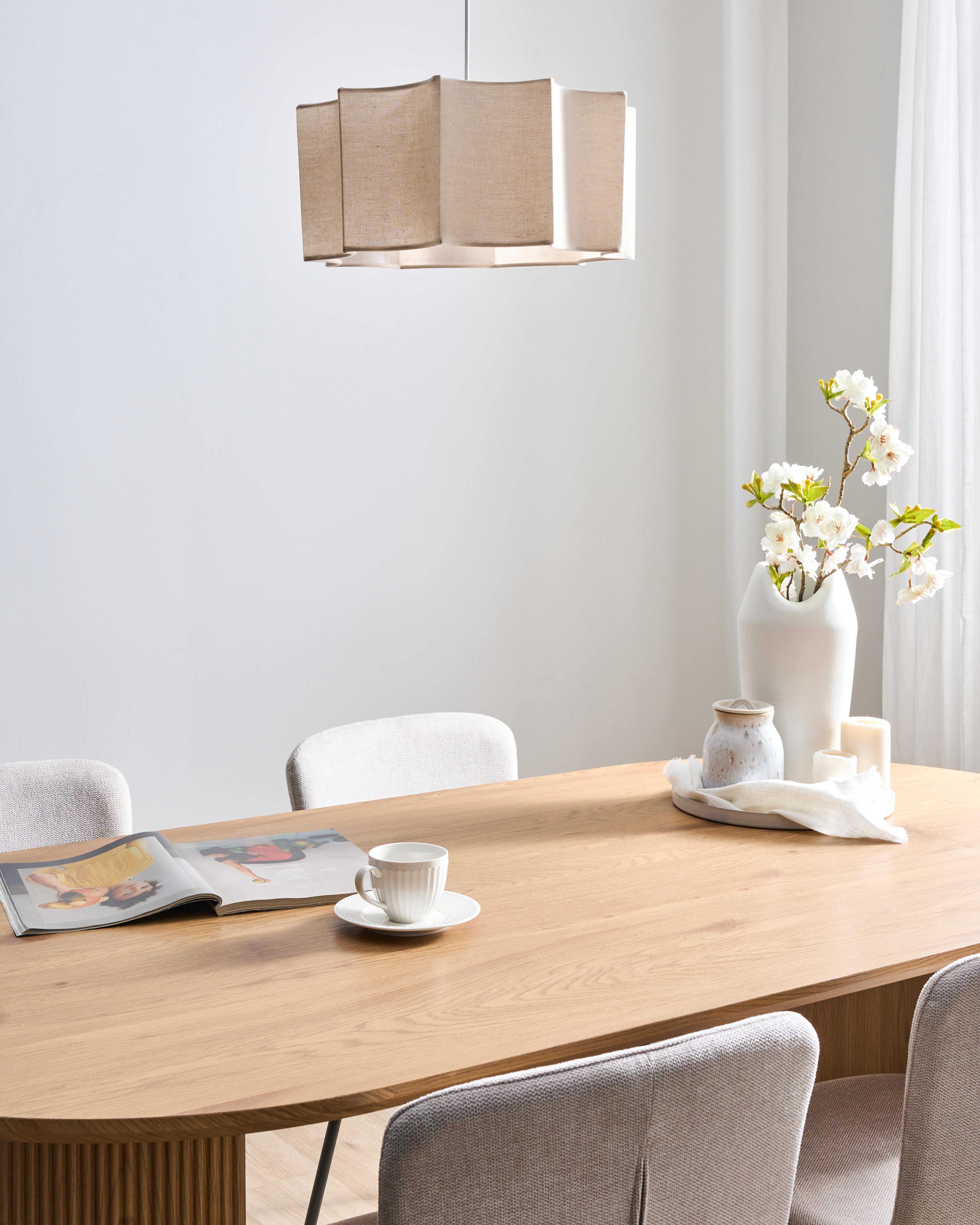 Hanglamp LUENHA Metaal Beige