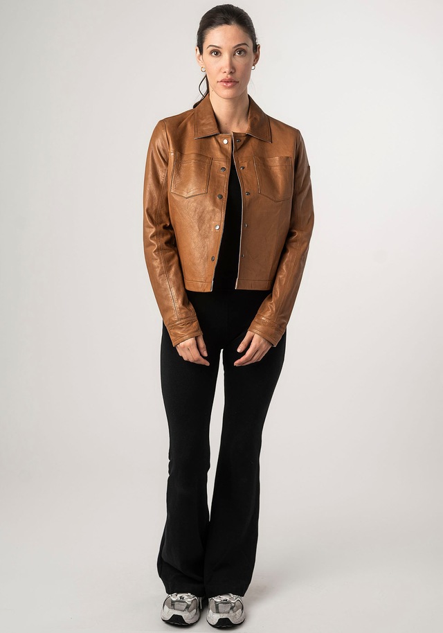 Mauritius Lederjacke »MWLefei« mit Brusttaschen