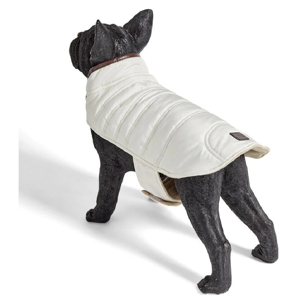 Veste réversible pour chien blanche - Taille M