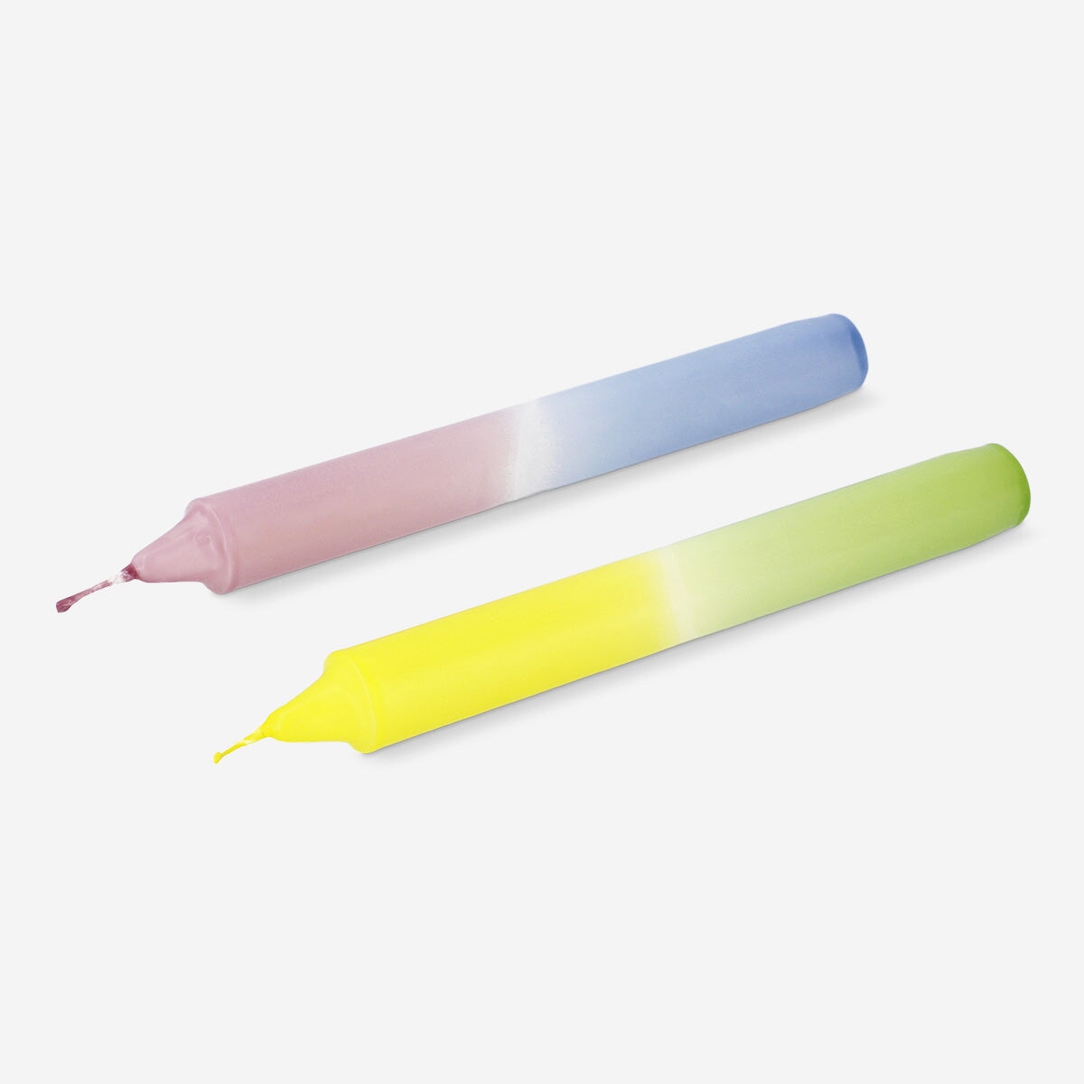 Røde dip dye-lys - 4 stk