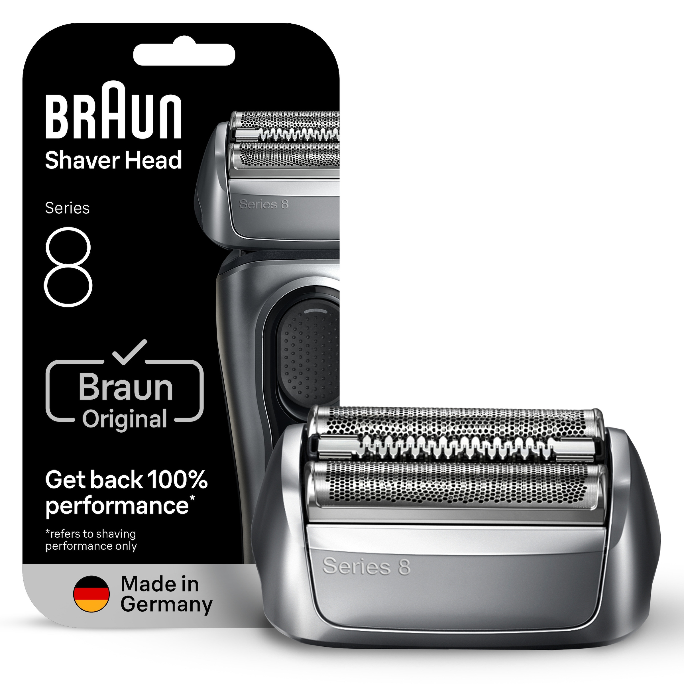Braun Ersatzscherkopf »Series 8 83M« Kompatibel mit allen Series 8 Rasierern, ORIGINAL vom Hersteller