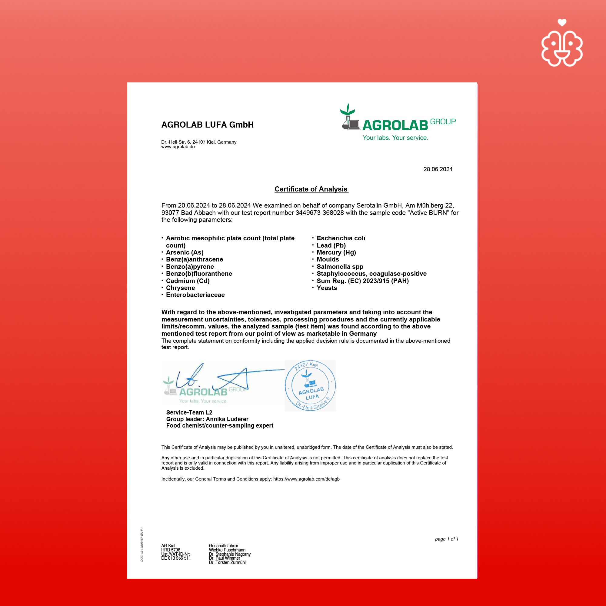 serotalin® ACTIVE BURN 60 STOFFWECHSEL KAPSELN mit Chrom, Zink, Koffein
