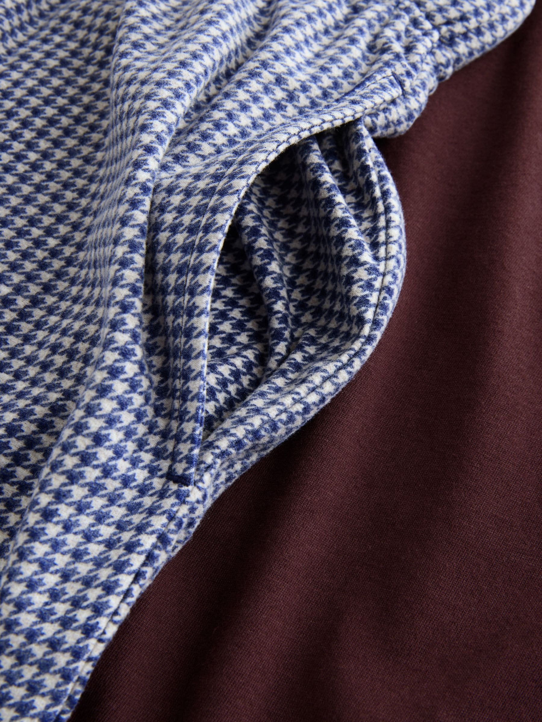 Blauw geruit - Motionflex Cosy Pyjama's met korte mouwen en boorden