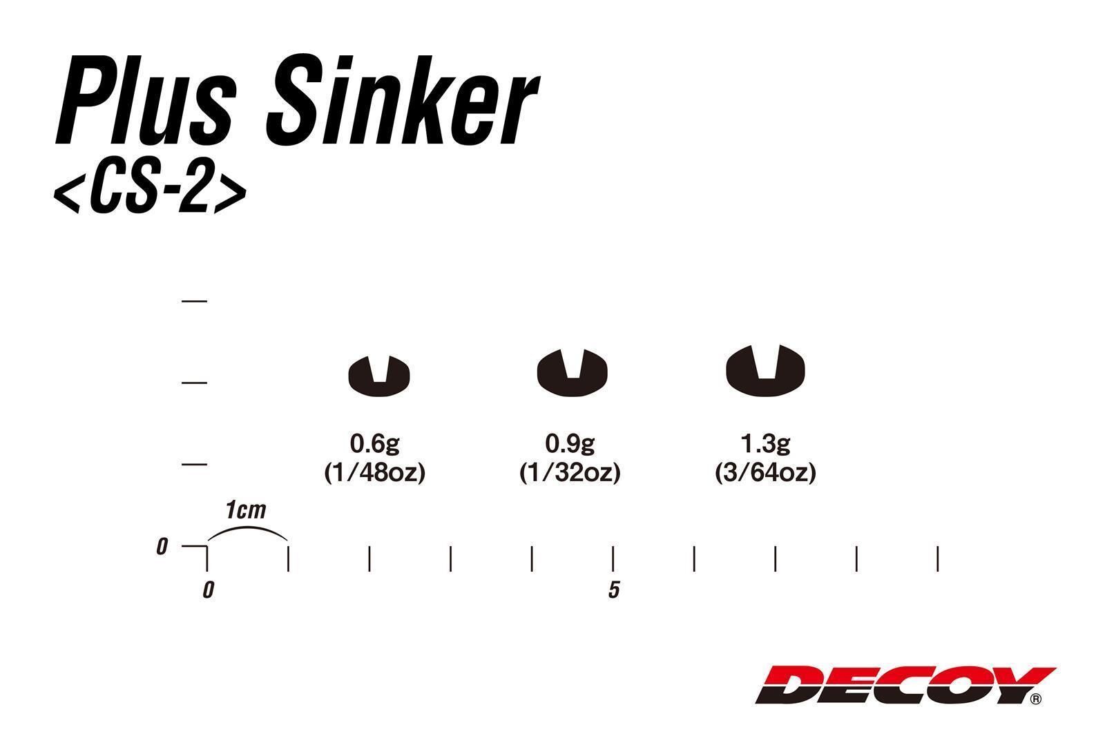 DECOY Plus Sinker - (0.6g / 1/48 oz.)