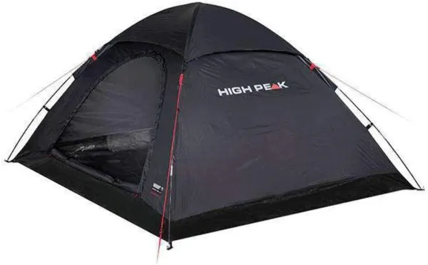 High Peak Monodome XL, Kuppeltelt, 4 person(er), Ventilation, Vandtætte samlinger, Sort