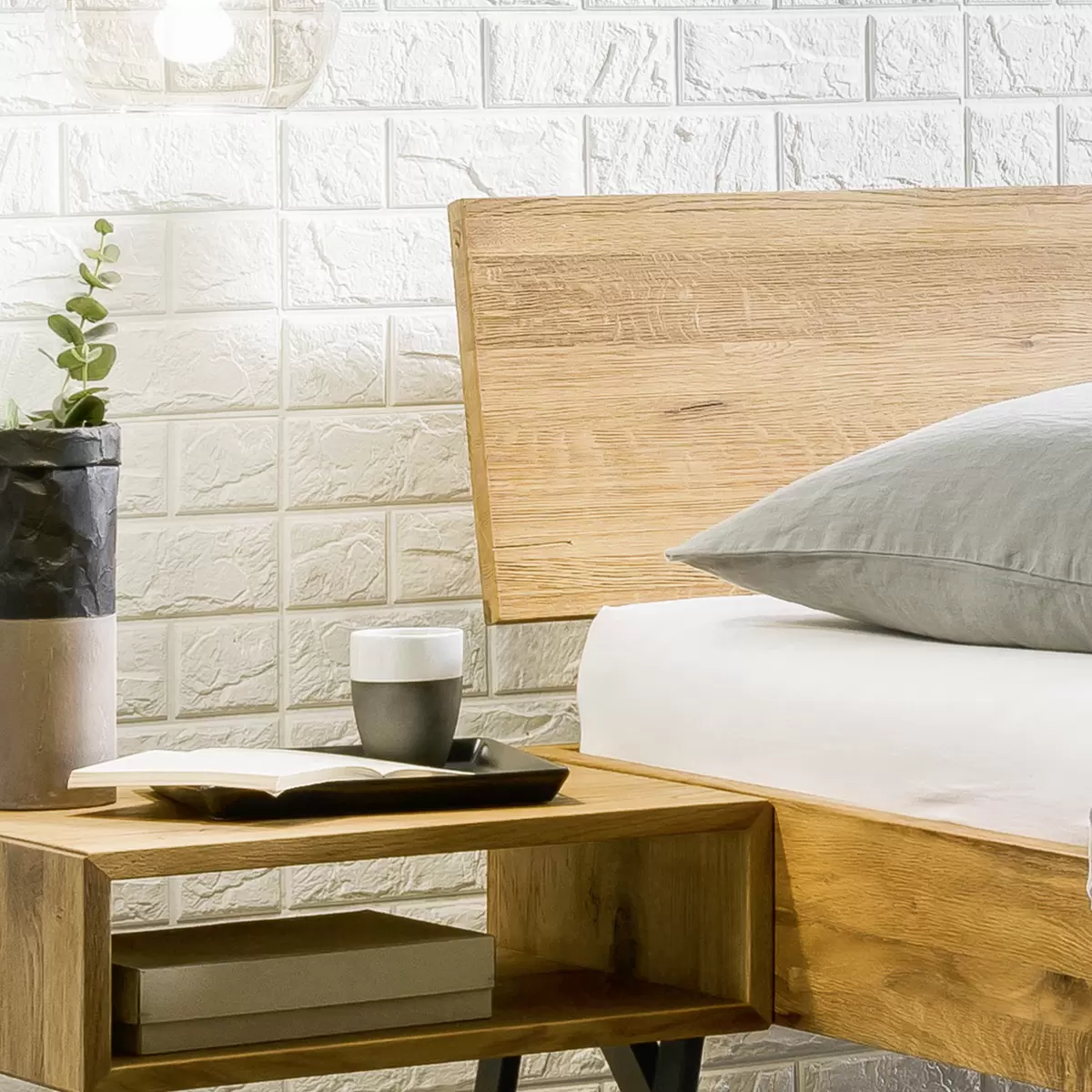 Hasena Bett 160x200 Asti 160 x 200 Braun