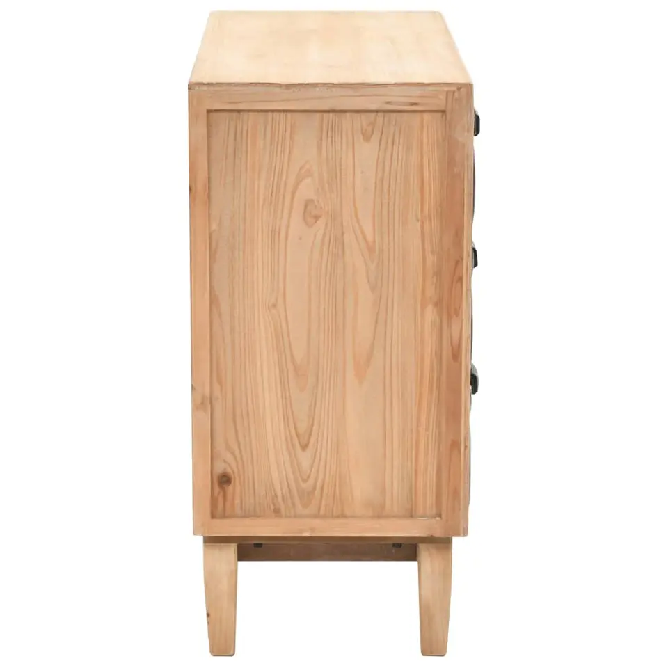 vidaXL - Bijzetkast - Bruin - Hout