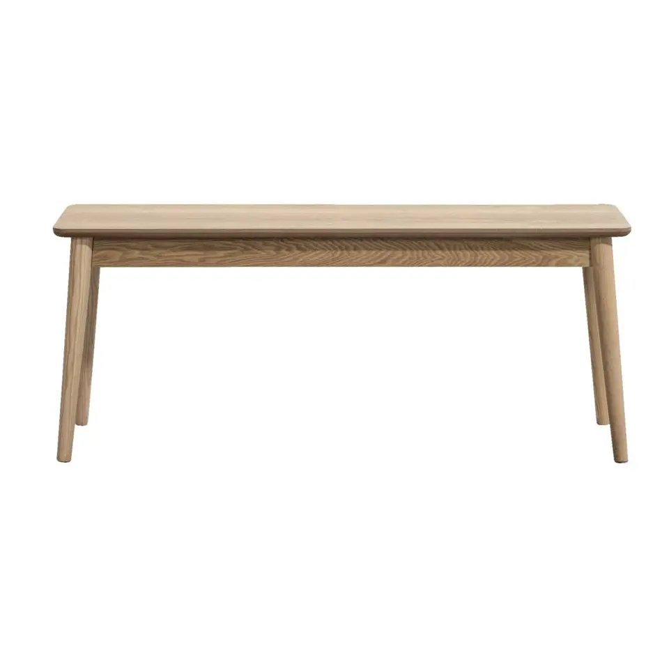 Halbankje Fenna - naturel - 110x32x45 cm