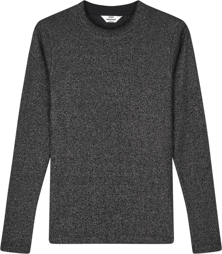 Mads Nørgaard - Copenhagen 2x2 Lurex Tuba Tee LS Sort