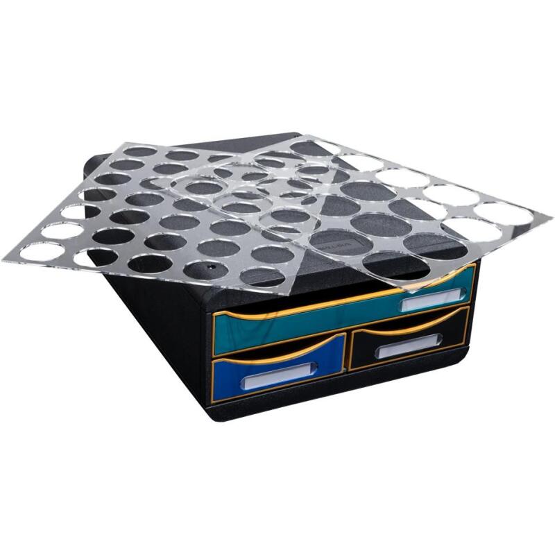 Module de classement Small Box 3 tiroirs Neo Deco - Couleurs assorties