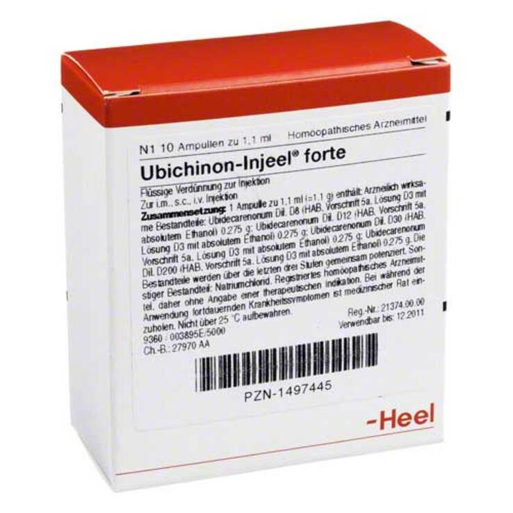 Ubichinon Injeel forte Ampullen, 10 St