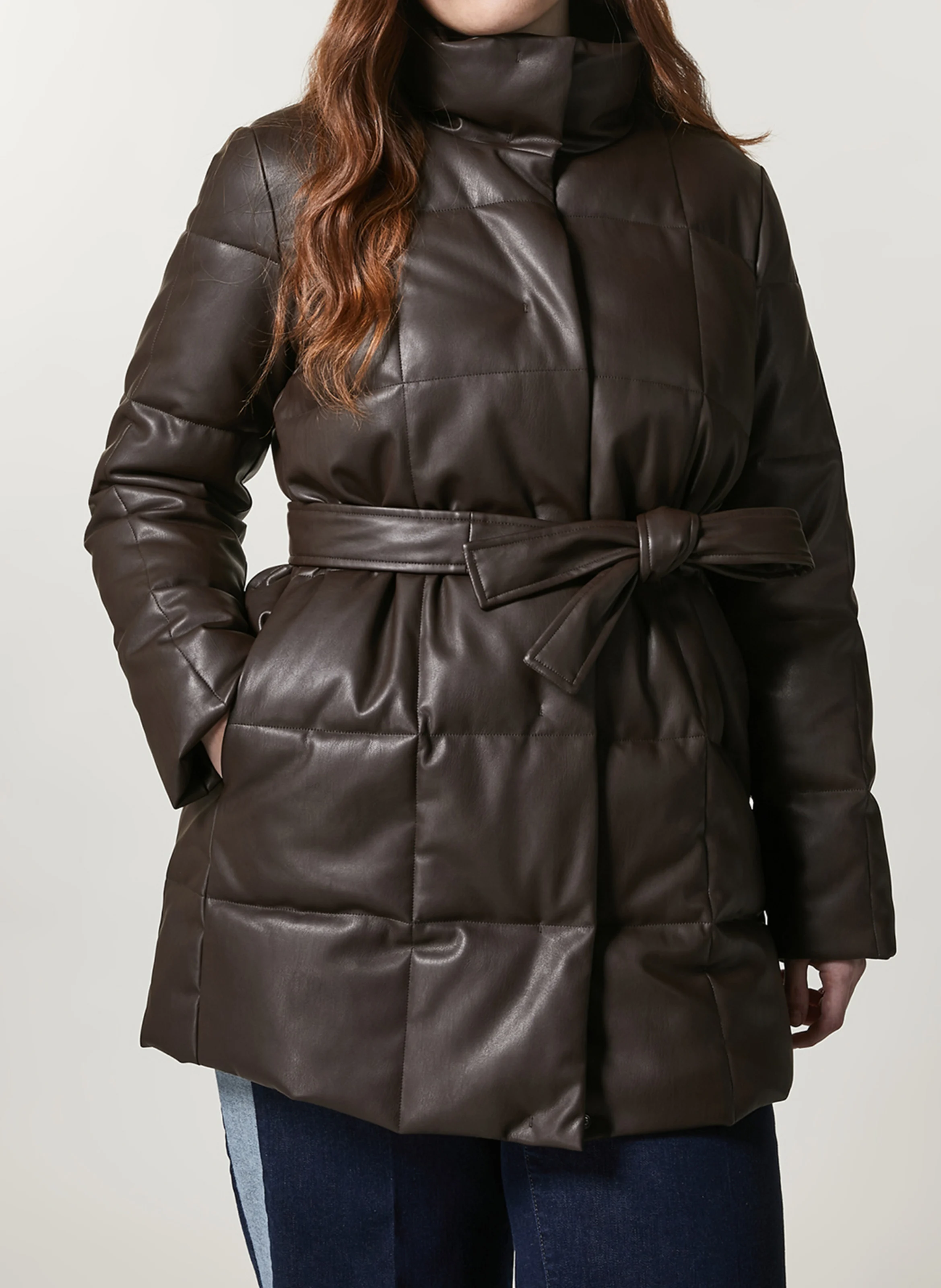 PEPE - Doudoune col montant | Marron