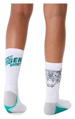 Chaussettes Asics Performance Run Crew Blanc/Bleu